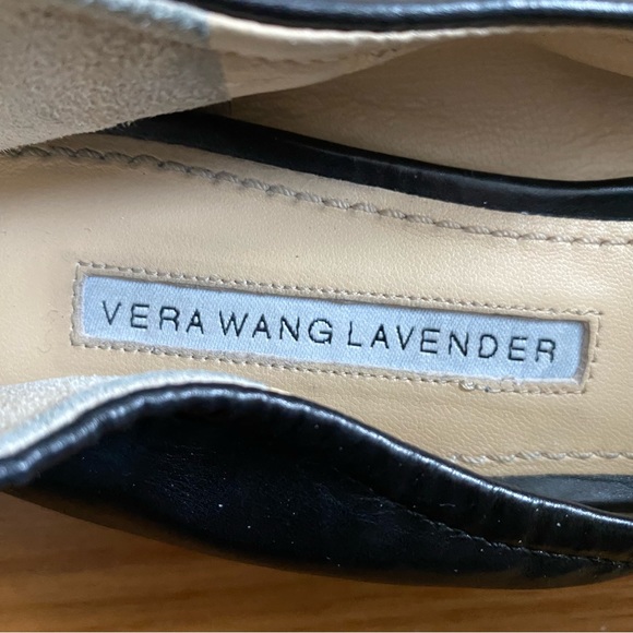 VERA WANG Napa Leather BLACK Ballet Shoes - Picture 11 of 12